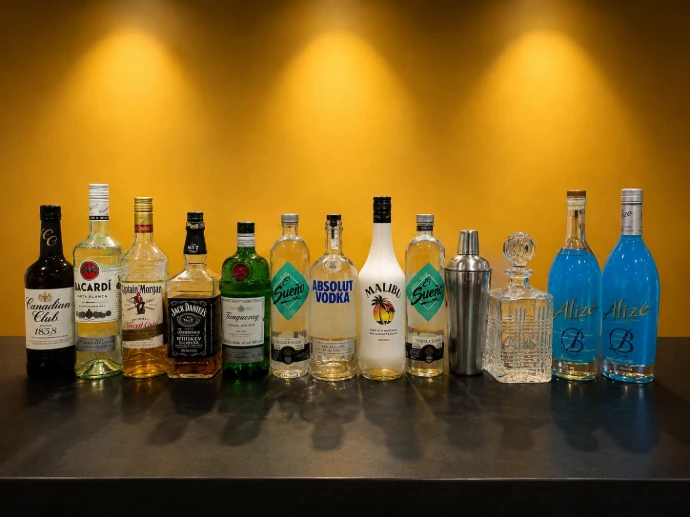 Drinks available at Q Club billiards club Adelaide